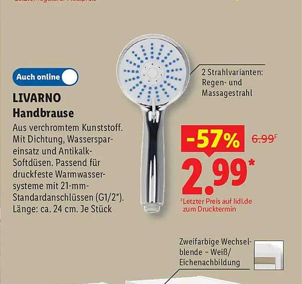 LIVARNO Handbrause