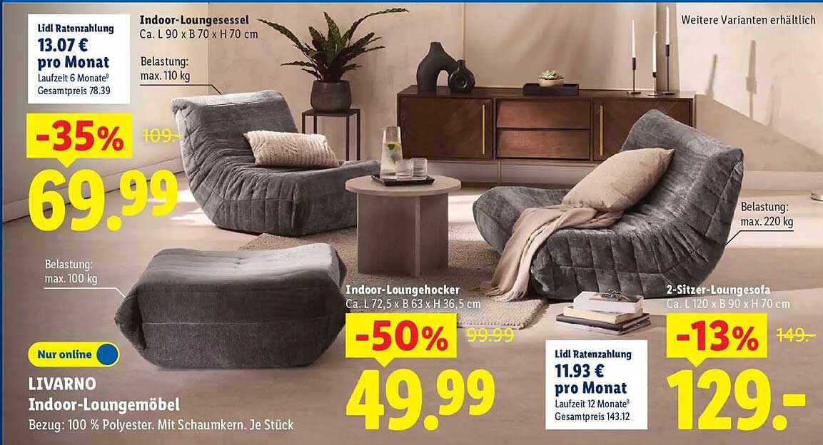 LIVARNO Indoor-Loungemöbel