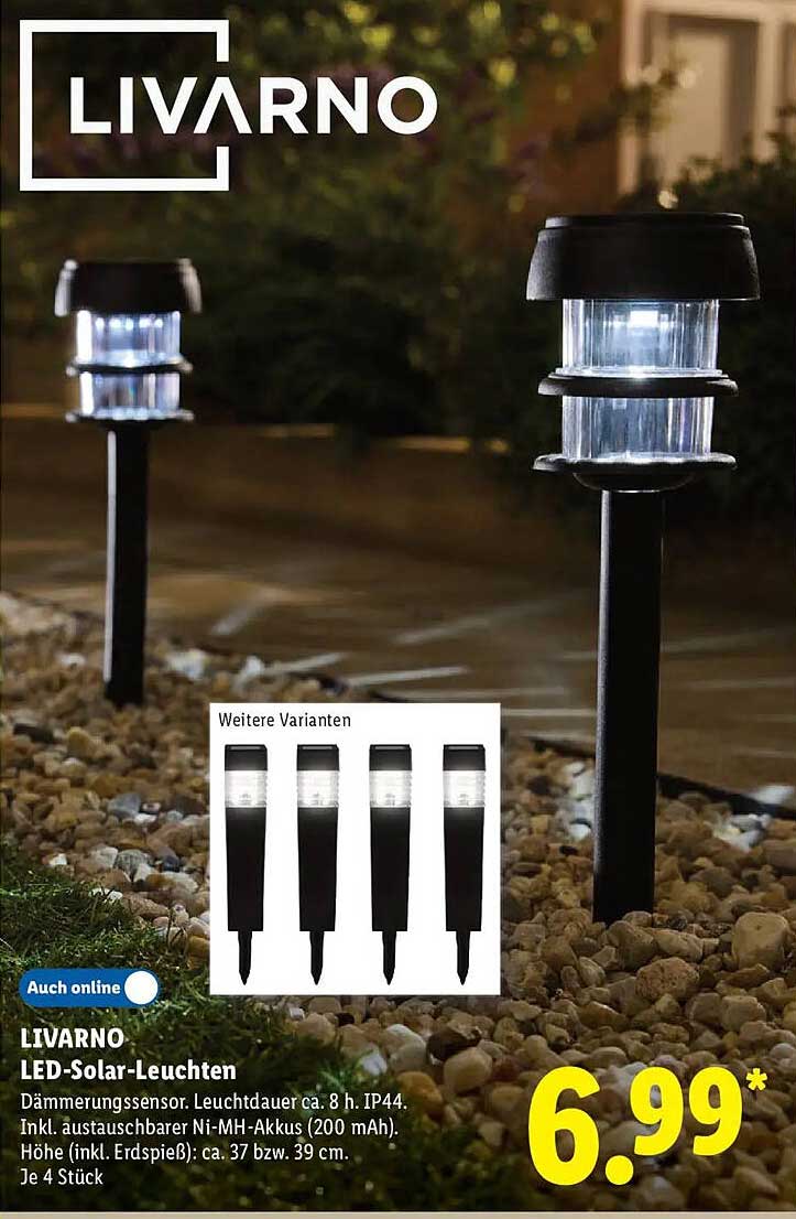 LIVARNO LED-Solar-Leuchten