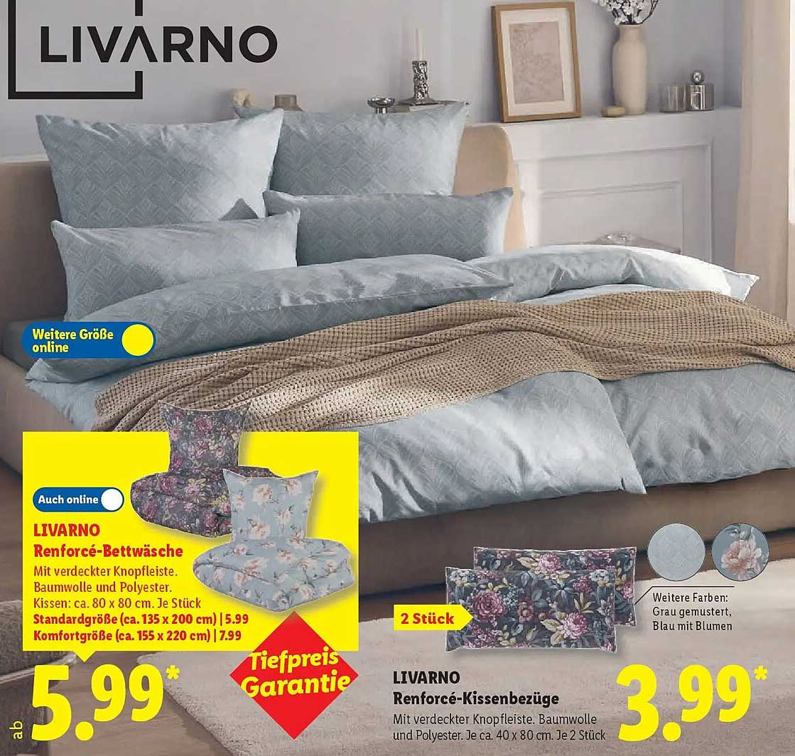 LIVARNO Renforcé-Bettwäsche