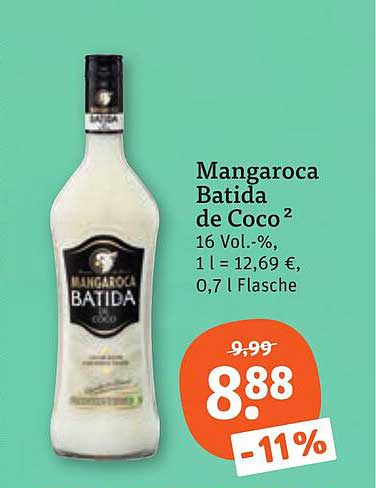 Mangaroca Batida de Coco
