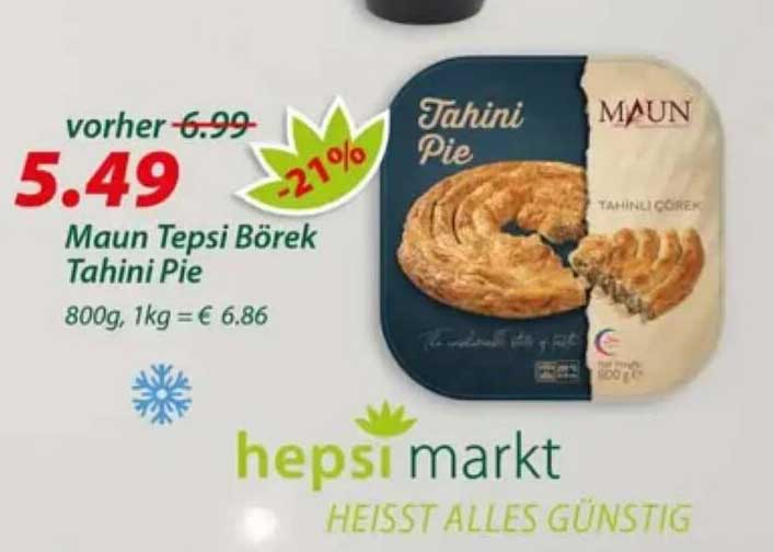 Maun Tepsi Börek Tahini Pie