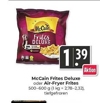 McCain Frites Deluxe oder Air-Fryer Frites