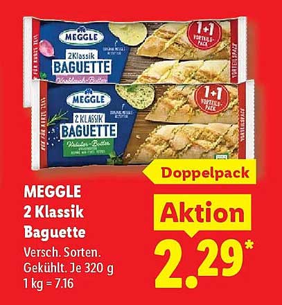 MEGGLE 2 Klassik Baguette
