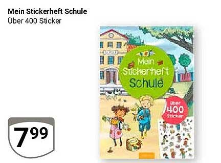 Mein Stickerheft Schule