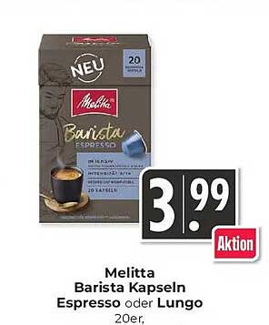 Melitta Barista Kapseln Espresso oder Lungo 20er