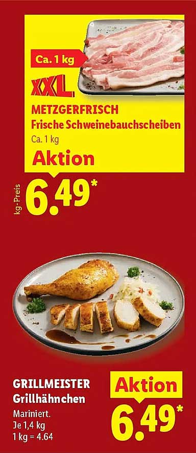 METZGERFRISCH Frische Schweinebauchscheiben Ca. 1 kg