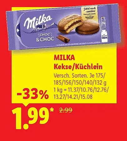 MILKA Kekse/Küchlein