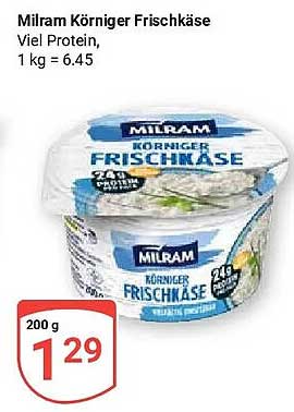 Milram Körniger Frischkäse
