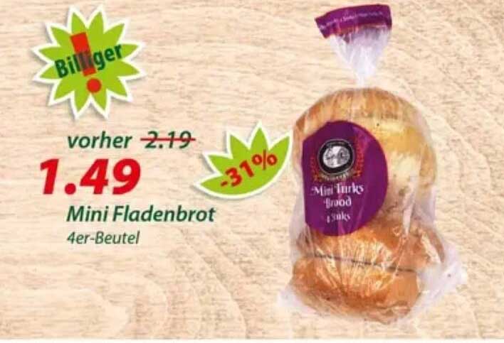 Mini Fladenbrot 4er-Beutel