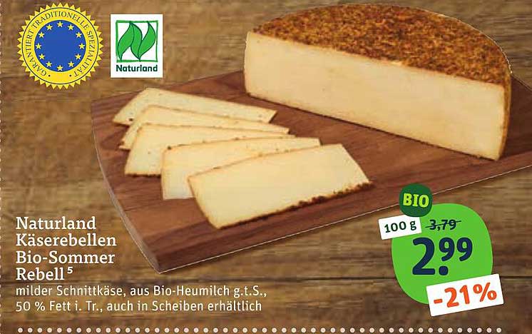 Naturland Käse Rebellen Bio-Sommer Rebell