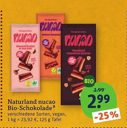 Naturland nucao Bio-Schokolade