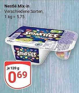 Nestlé Mix-in Verschiedene Sorten, 1 kg = 5.75