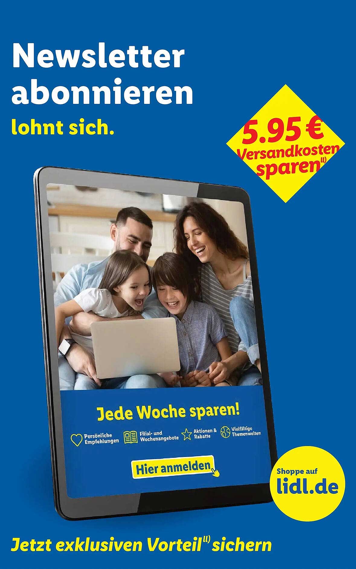Newsletter abonnieren lohnt sich.