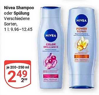 Nivea Shampoo oder Spülung Verschiedene Sorten, 1 l: 9.96–12.45