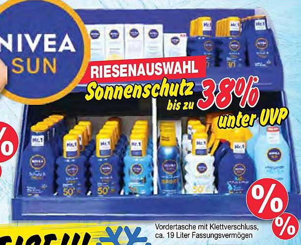 NIVEA SUN RIESENAUSWAHL Sonnenschutz bis zu 38% unter UVP