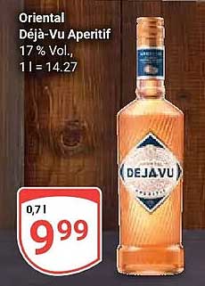 Oriental Déjà-Vu Aperitif 17 % Vol., 1 l = 14,27