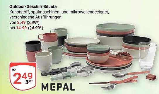 Outdoor-Geschirr Sileuta