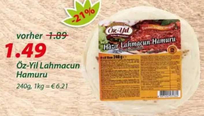 Öz-Yil Lahmacun Hamuru