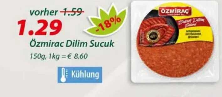 Özmirac Dilim Sucuk