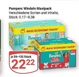 Pampers Windeln Maxipack