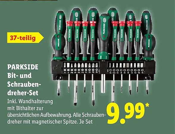 PARKSIDE Bit- und Schraubendreher-Set