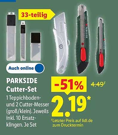 PARKSIDE Cutter-Set