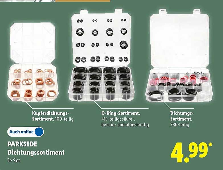 PARKSIDE Dichtungssortiment