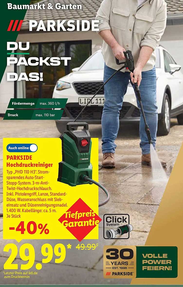 PARKSIDE Hochdruckreiniger