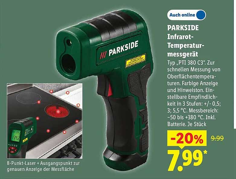 PARKSIDE Infrarot-Temperaturmessgerät