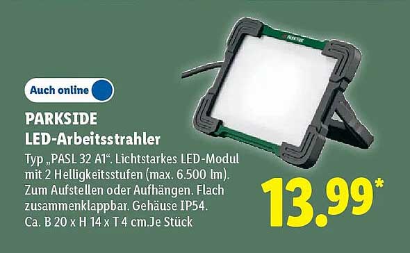PARKSIDE LED-Arbeitsstrahler