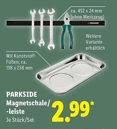 PARKSIDE Magnetschale/-leiste