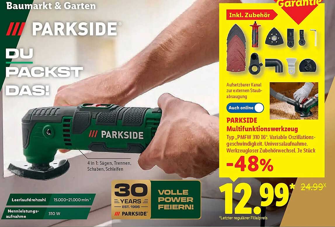 PARKSIDE Multifunktionswerkzeug