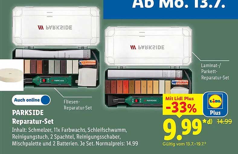 PARKSIDE Reparatur-Set