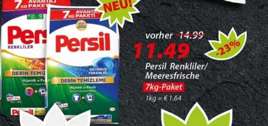Persil Renkliler/ Meeresfrische 7kg-Paket
