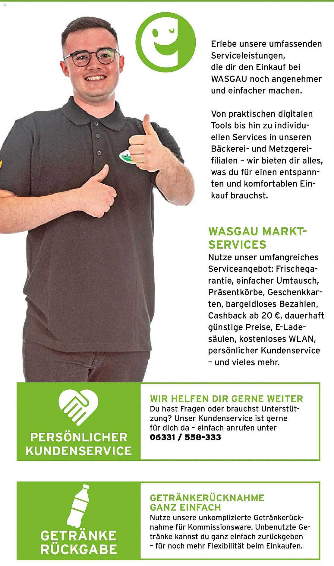 PERSÖNLICHER KUNDENSERVICE