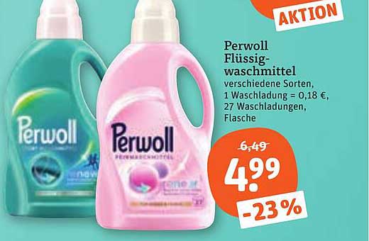 Perwoll Flüssigwaschmittel verschiedene Sorten
