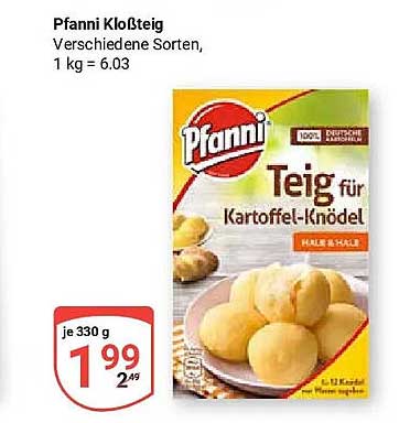Pfanni Kloßteig