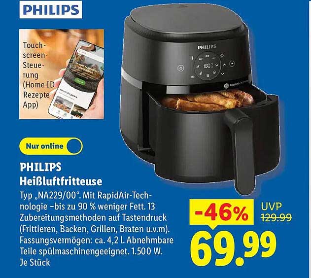 PHILIPS Heißluftfritteuse