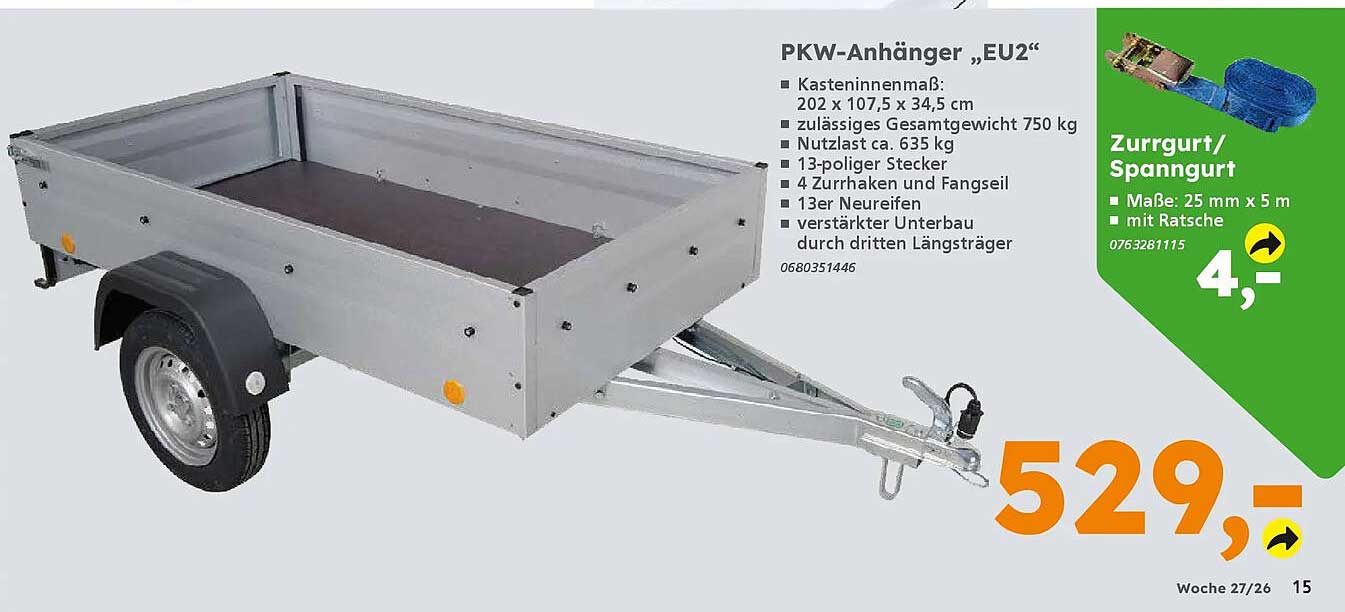 PKW-Anhänger „EU2“