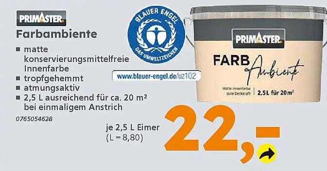 PRIMASTER Farbambiente