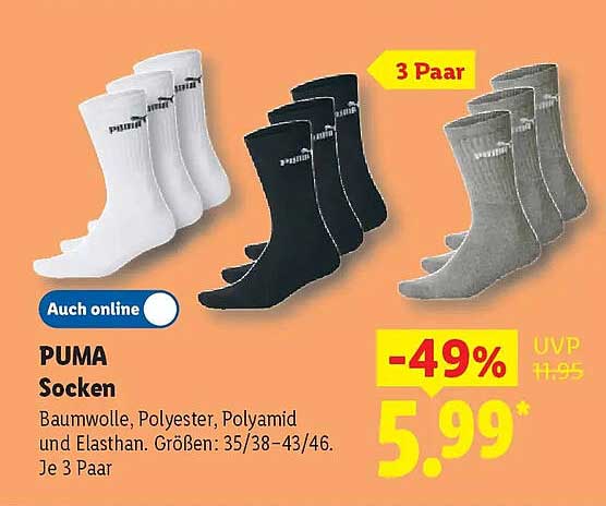 PUMA Socken
