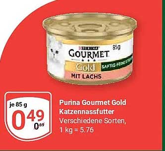 Purina Gourmet Gold Katzennassfutter Verschiedene Sorten, 1 kg = 5.76