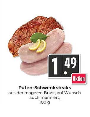 Puten-Schwenksteaks