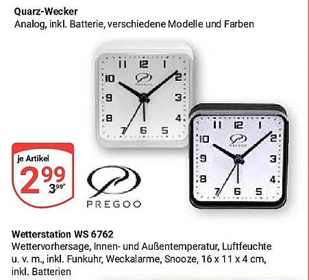 Quarz-Wecker
