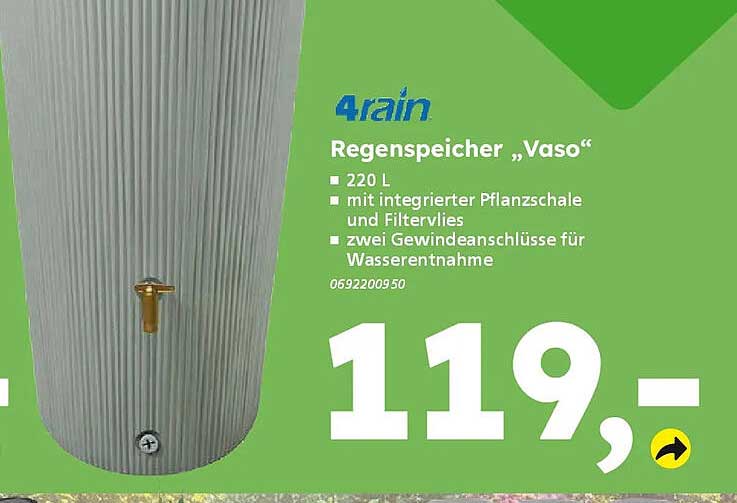 Regenspeicher „Vaso“