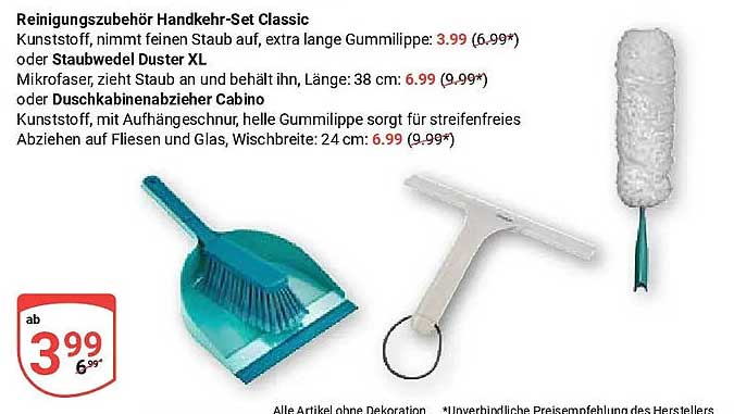 Reinigungszubehör Handkehr-Set Classic