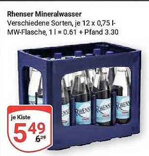 Rhenser Mineralwasser