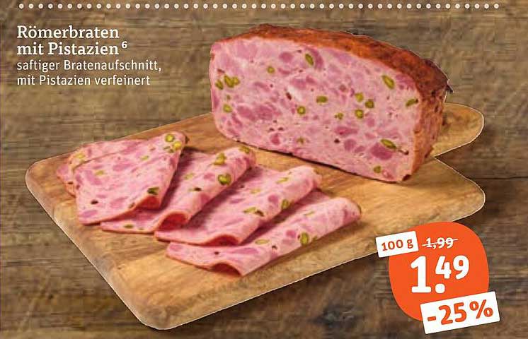 Römerbraten mit Pistazien
