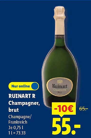RUINART R Champagner, brut